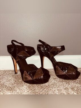 Bebe Patchwork stilettos